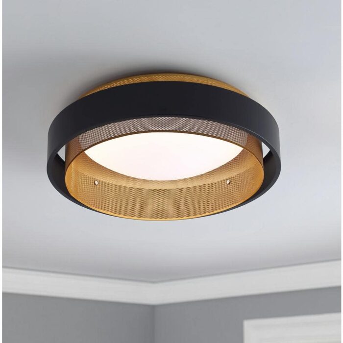 20.5 in. 1-Light Modern LED Flush Mount Ceiling Light Fixture